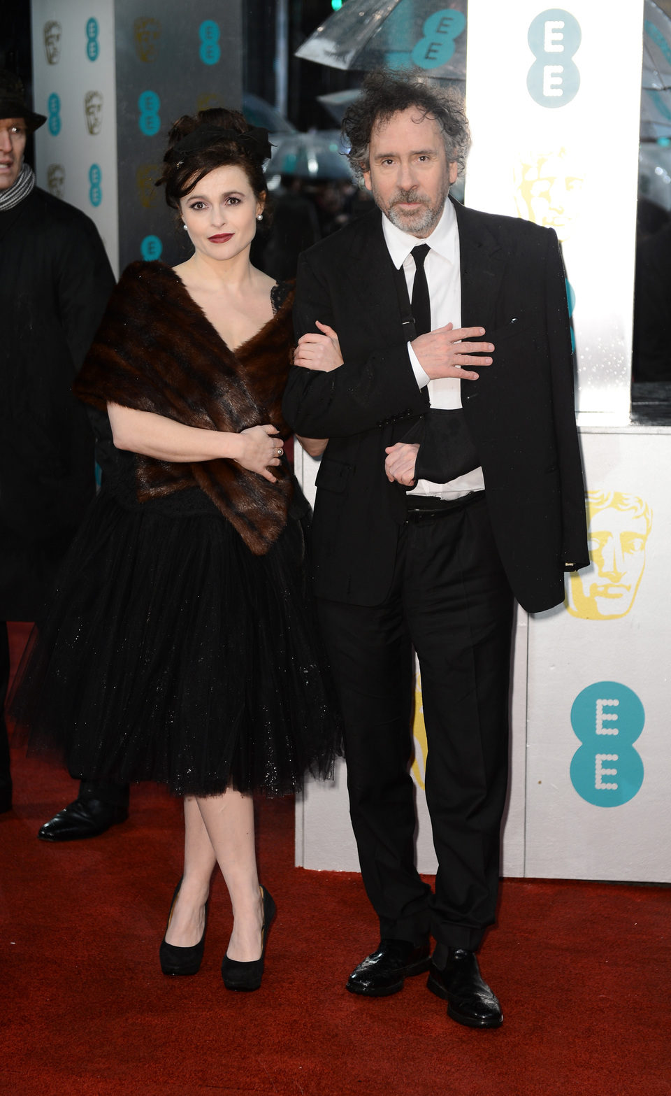 Helena Bonham Carter y Tim Burton en los BAFTA 2013