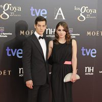 Joel Bosqued y Andrea Duro en los Goya 2013