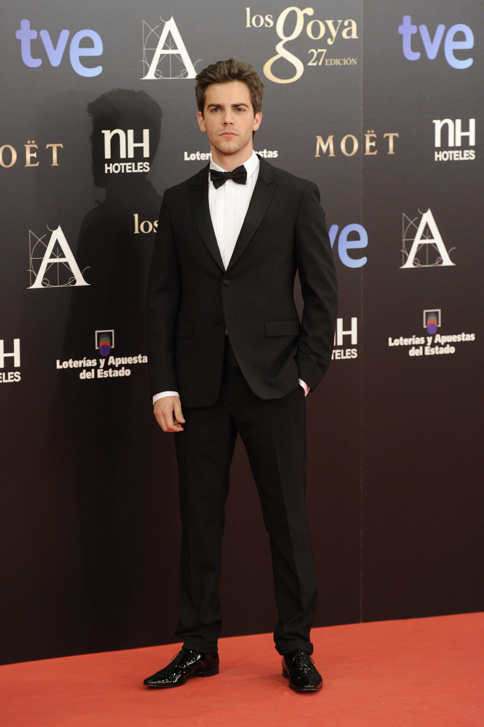 Marc Clotet en la alfombra roja de los Goya 2013