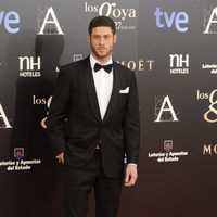 José Lamuño en la alfombra roja de los Goya 2013