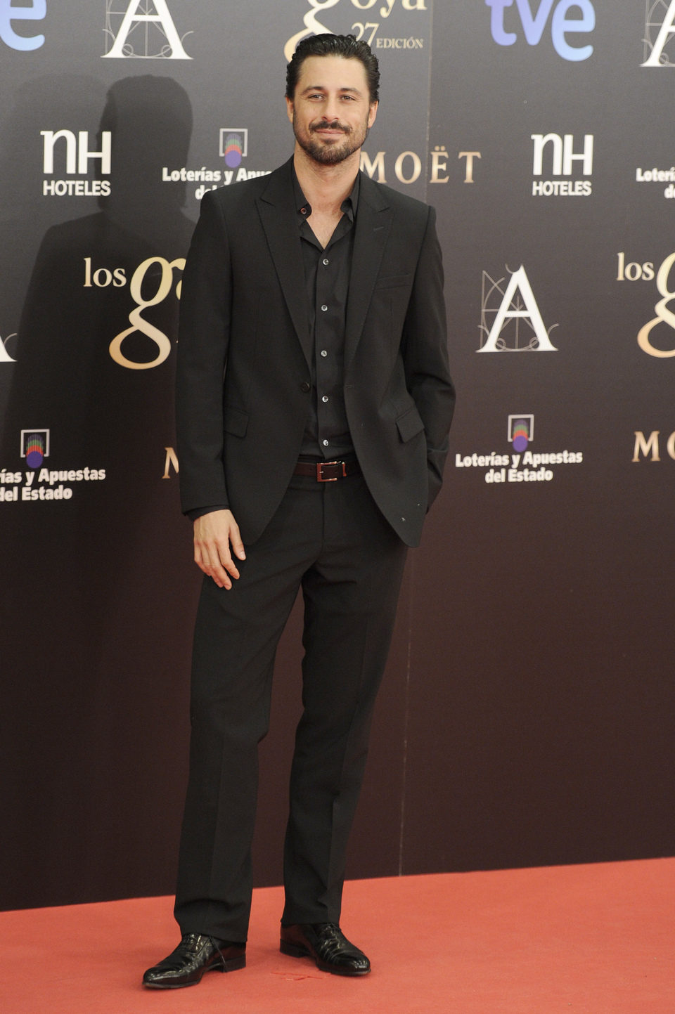 Hugo Silva en los Premios Goya 2013