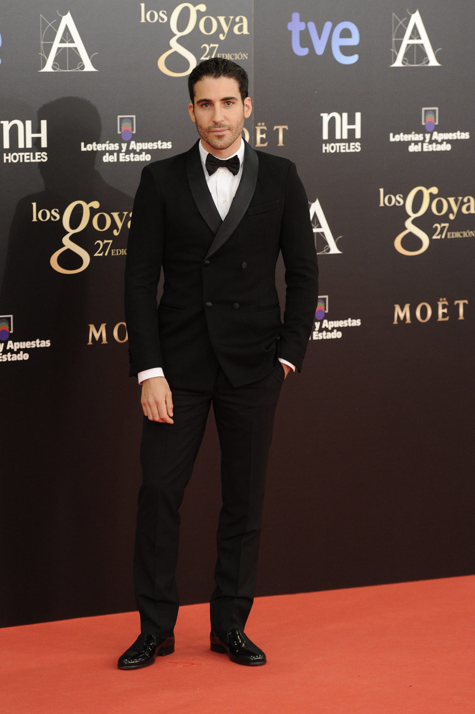 Miguel Ángel Silvestre en los Premios Goya 2013