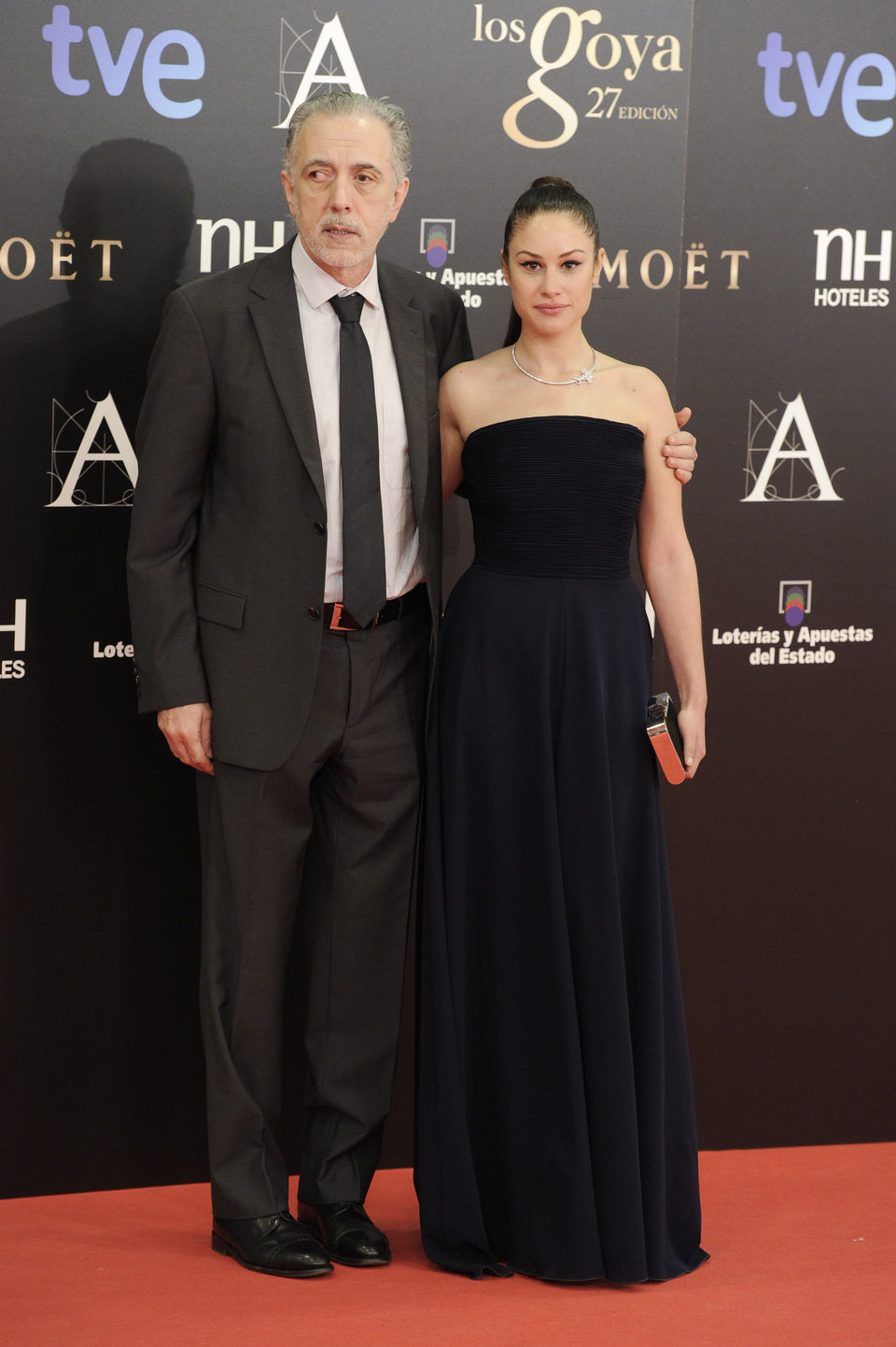 Aida Folch y Fernando Trueba en los Goya 2013