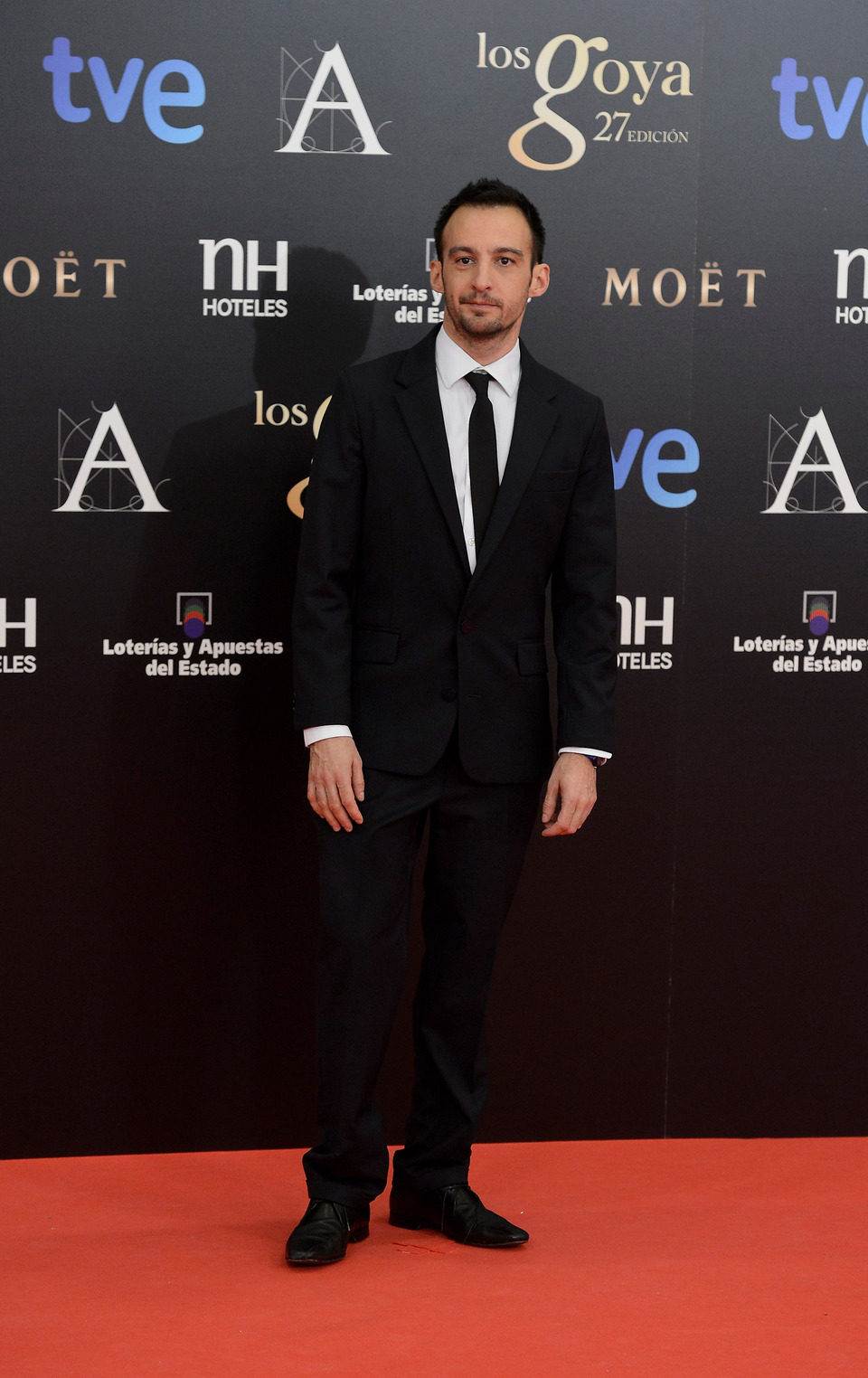 Alejandro Amenábar en la alfombra roja de los Goya 2013