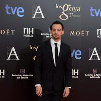 Alejandro Amenábar en la alfombra roja de los Goya 2013