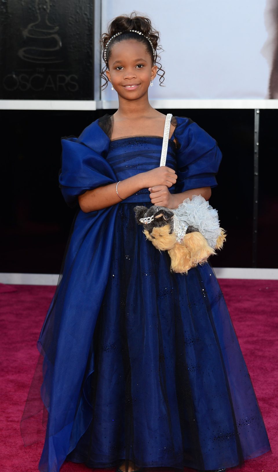 Quvenzhané Wallis en los Oscar 2013