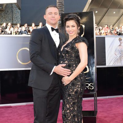 Channing Tatum y su mujer Jenna Dewan en los Oscar 2013