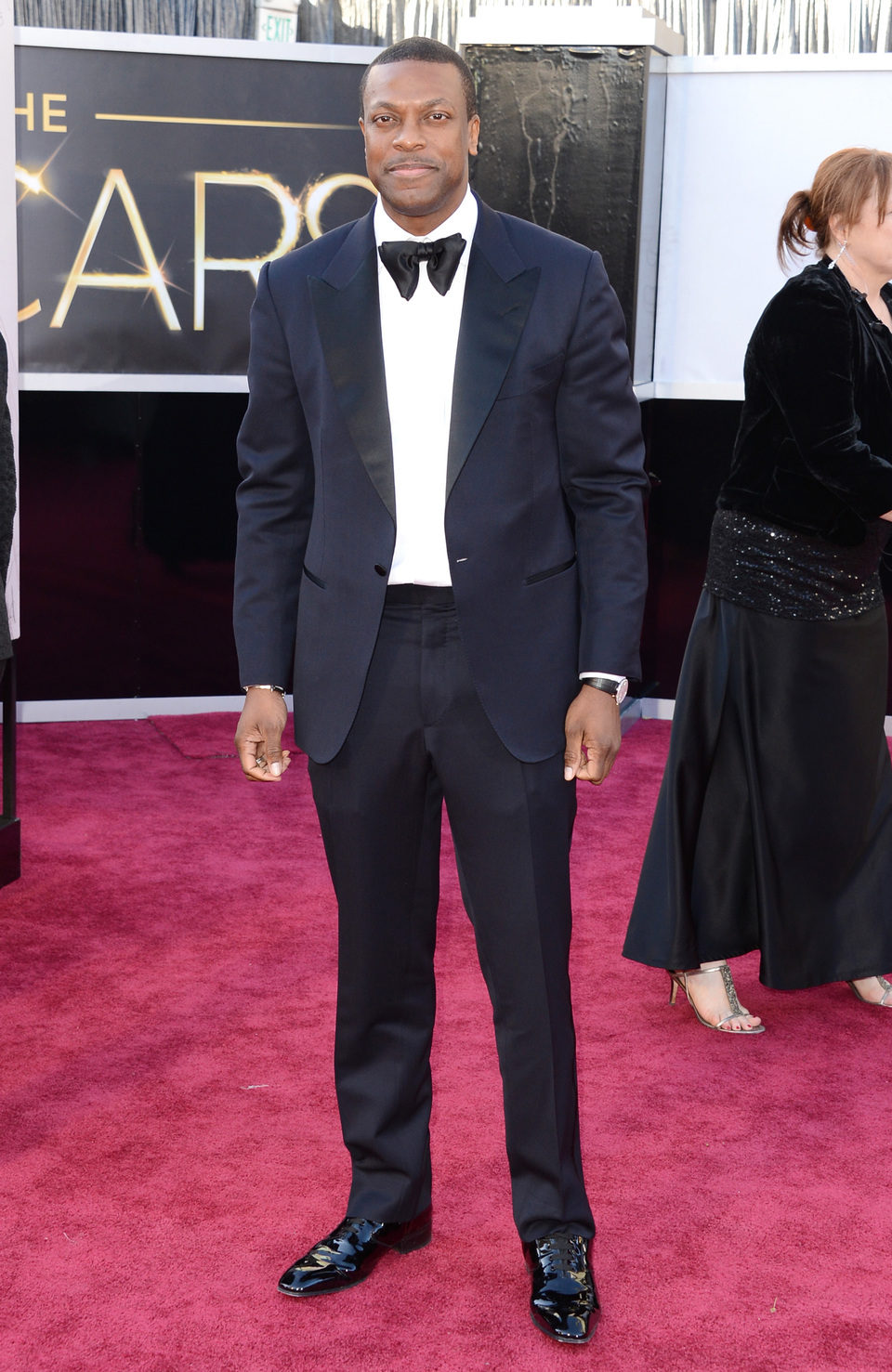 Chris Tucker en la alfombra roja de los Oscar 2013