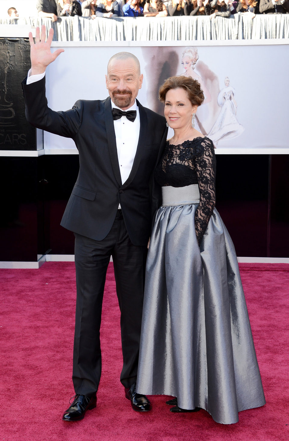 Bryan Cranston en la alfombra roja de los Oscar 2013