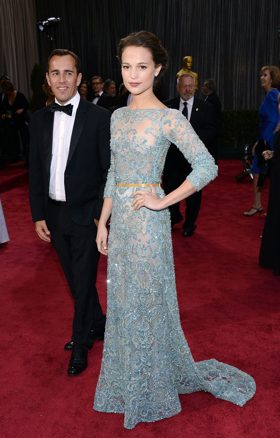 Alicia Vikander en los Oscar 2013