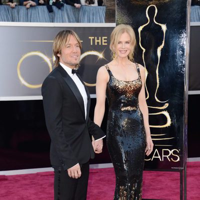 Keith Urban y Nicole Kidman en los Oscar 2013