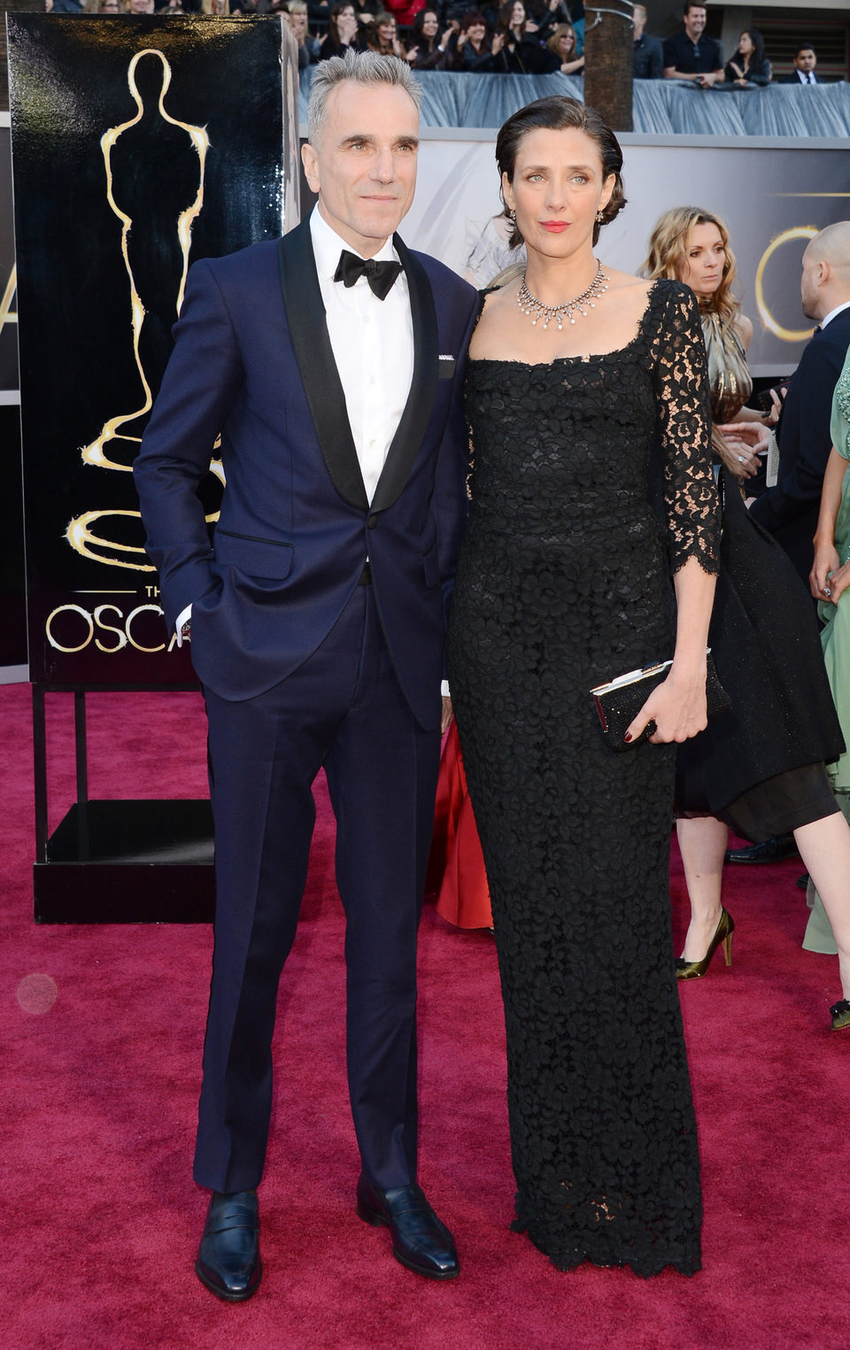 Daniel Day-Lewis y Rebecca Miller en los Oscar 2013