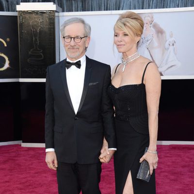 Steven Spielberg en la alfombra roja de los Oscar 2013