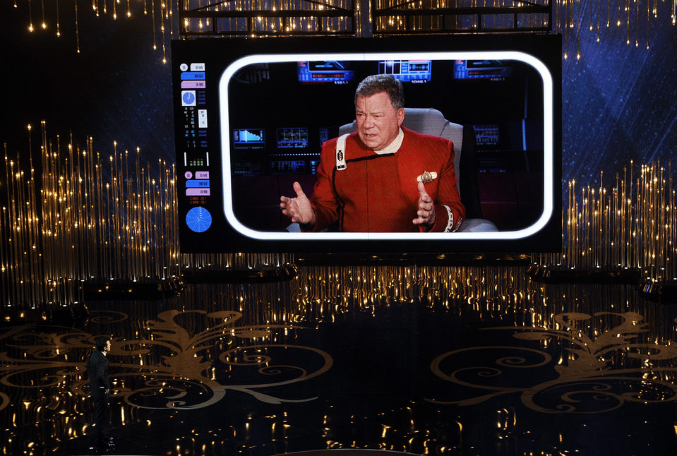 William Shatner en los Oscar 2013