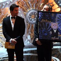 Mark Wahlberg y Ted en los Oscar 2013