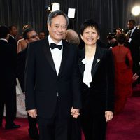 Ang Lee en la alfombra roja de los Oscar 2013