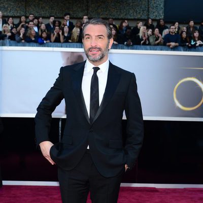 Jean Dujardin en la alfombra roja de los Oscar 2013