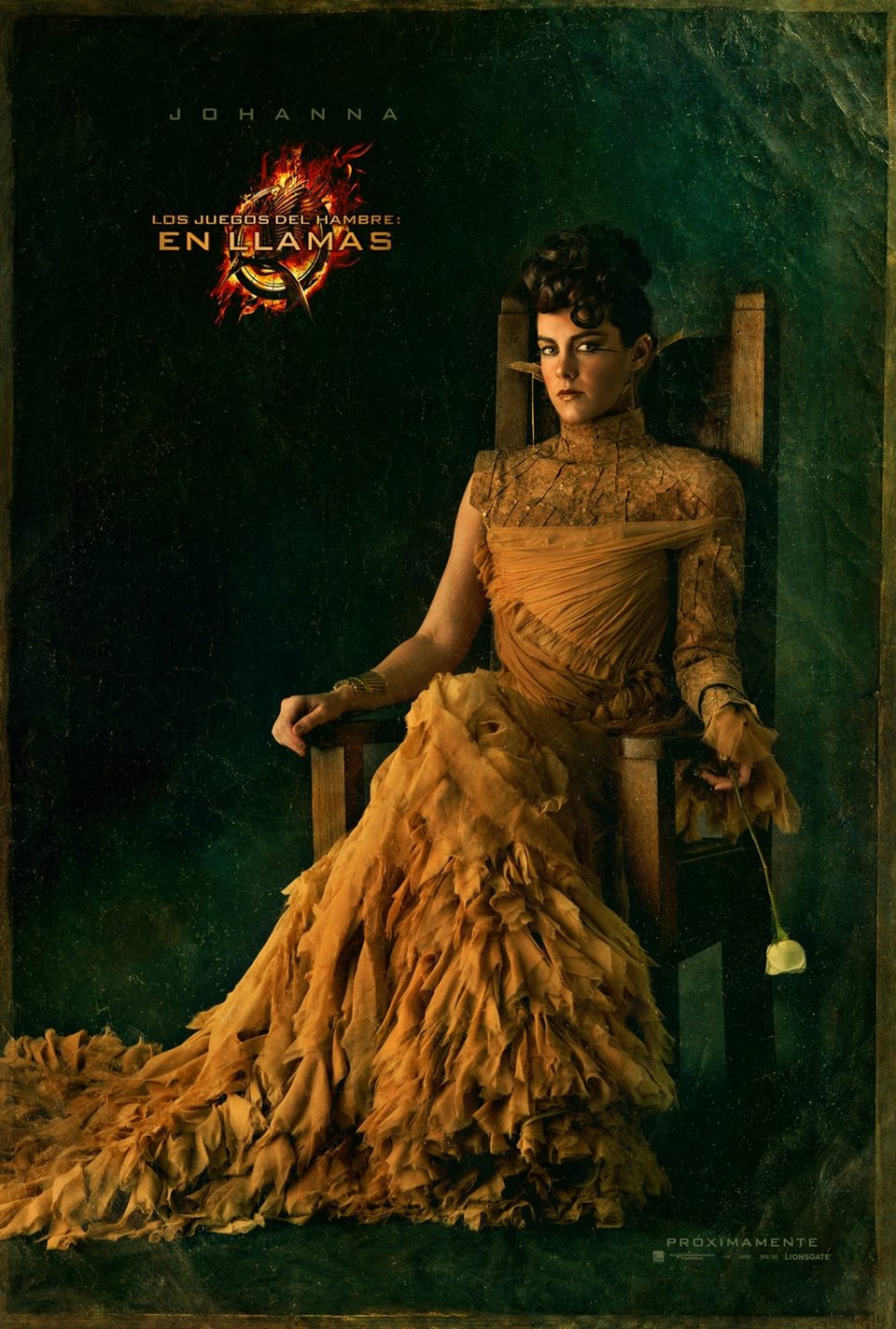 Retrato de Johanna Mason en 'Los Juegos del Hambre: En llamas'