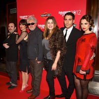 Carlos Areces, Blanca Suárez, Pedro Almodóvar, Pepa Charro, Miguel Ángel Silvestre y Laya Matí en los Fotogramas de Plata 2012