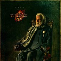 Retrato del Presidente Snow en 'Los Juegos del Hambre: En llamas'