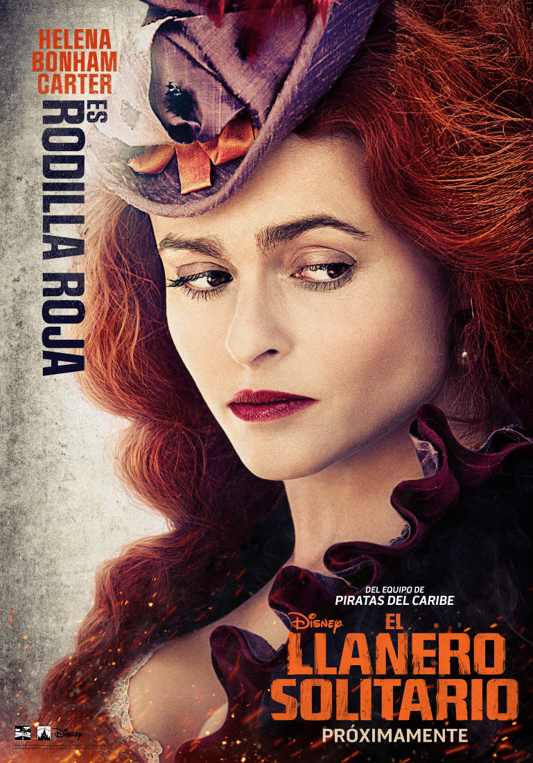 Helena Bonham Carter es Rodilla Roja en 'El llanero solitario'