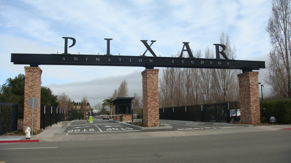 Entrada de los estudios de Pixar