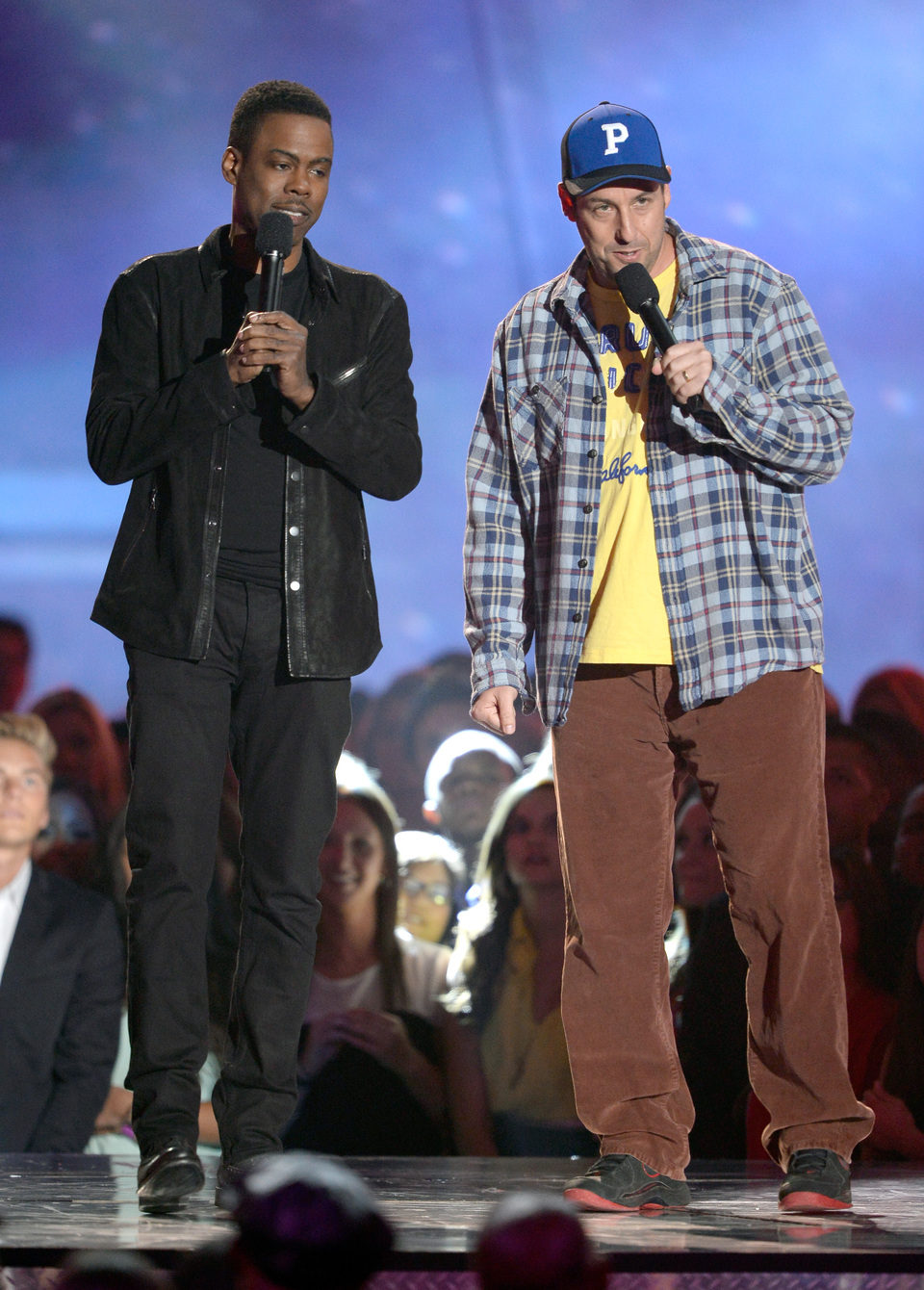 Chris Rock y Adam Sandler en los MTV Movie Awards 2013