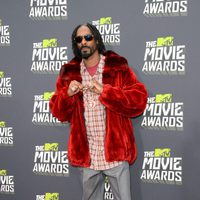 El rapero Snoop Dogg en la alfombra roja de la entrega de los MTV Movie Awards 2013