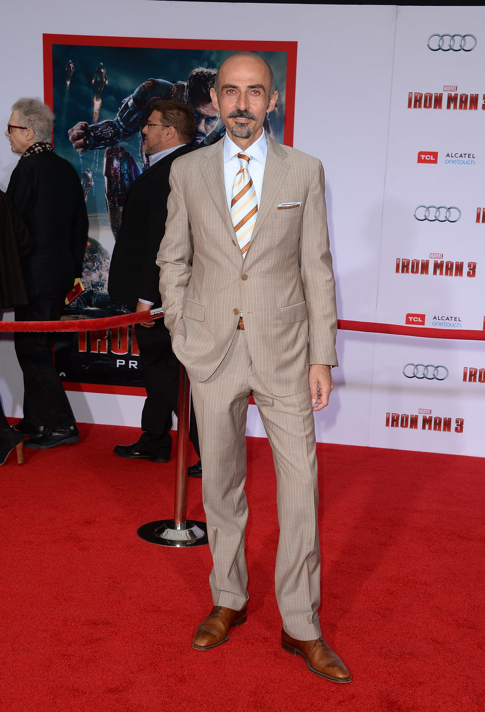 Shaun Toub en el estreno mundial de 'Iron Man 3' en Los Ángeles