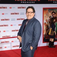 Jon Favreau en el estreno mundial de 'Iron Man 3' en Los Ángeles