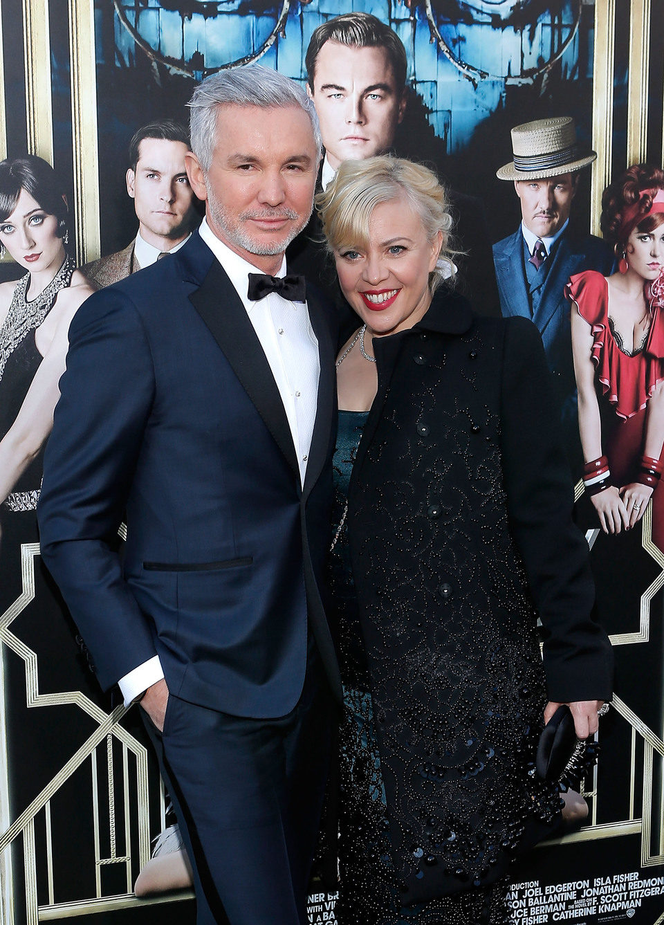 Baz Luhrmann y Catherine Martin en el estreno mundial de 'El gran Gatsby' en Nueva York