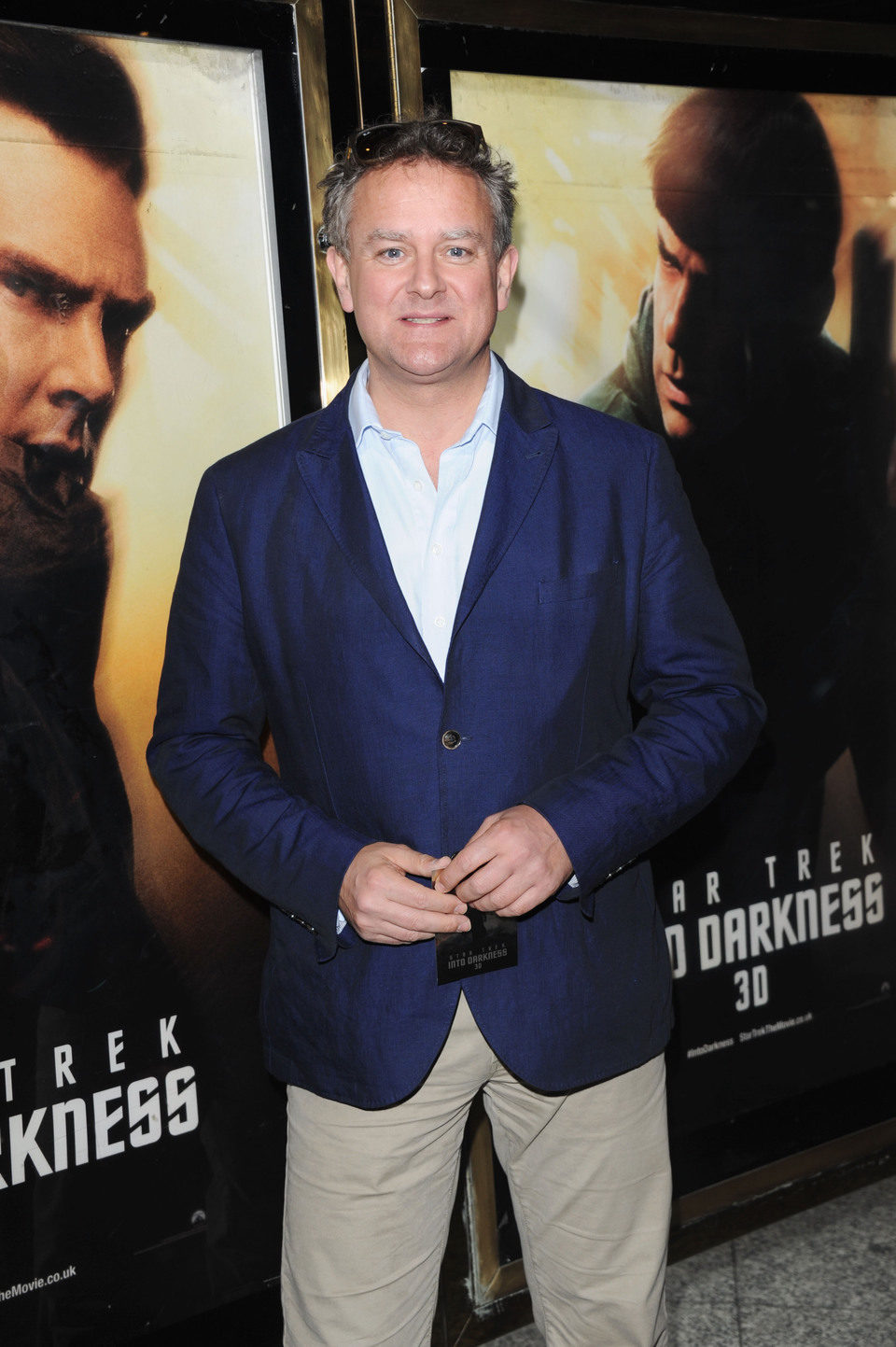 Hugh Bonneville en el estreno en Londres de 'Star Trek: En la oscuridad'