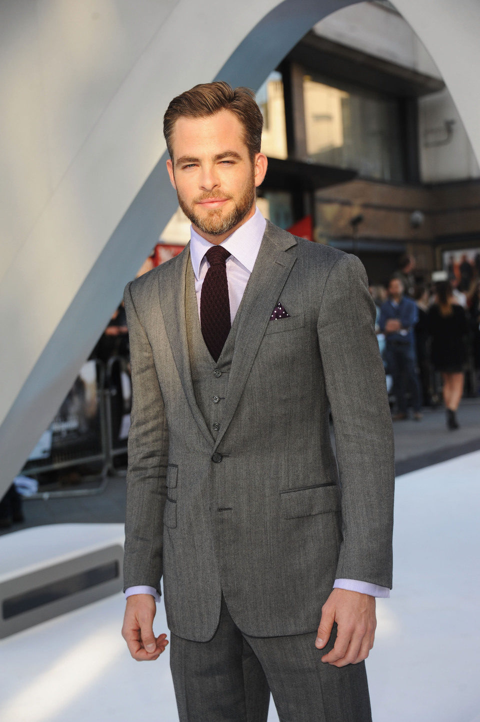 Chris Pine en el estreno en Londres de 'Star Trek: En la oscuridad'