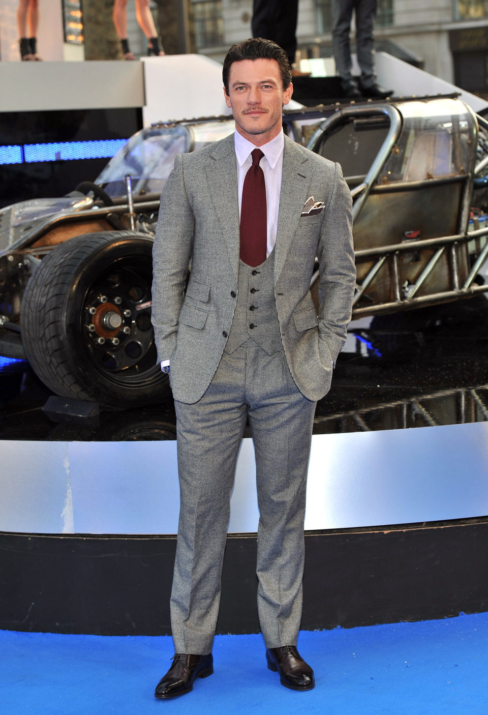 Luke Evans en la premiere mundial de 'Fast & Furious 6' en Londres