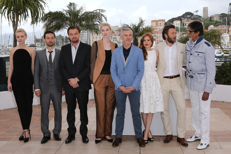 El equipo de 'El gran Gatsby' en la presentación del Festival de Cannes 2013