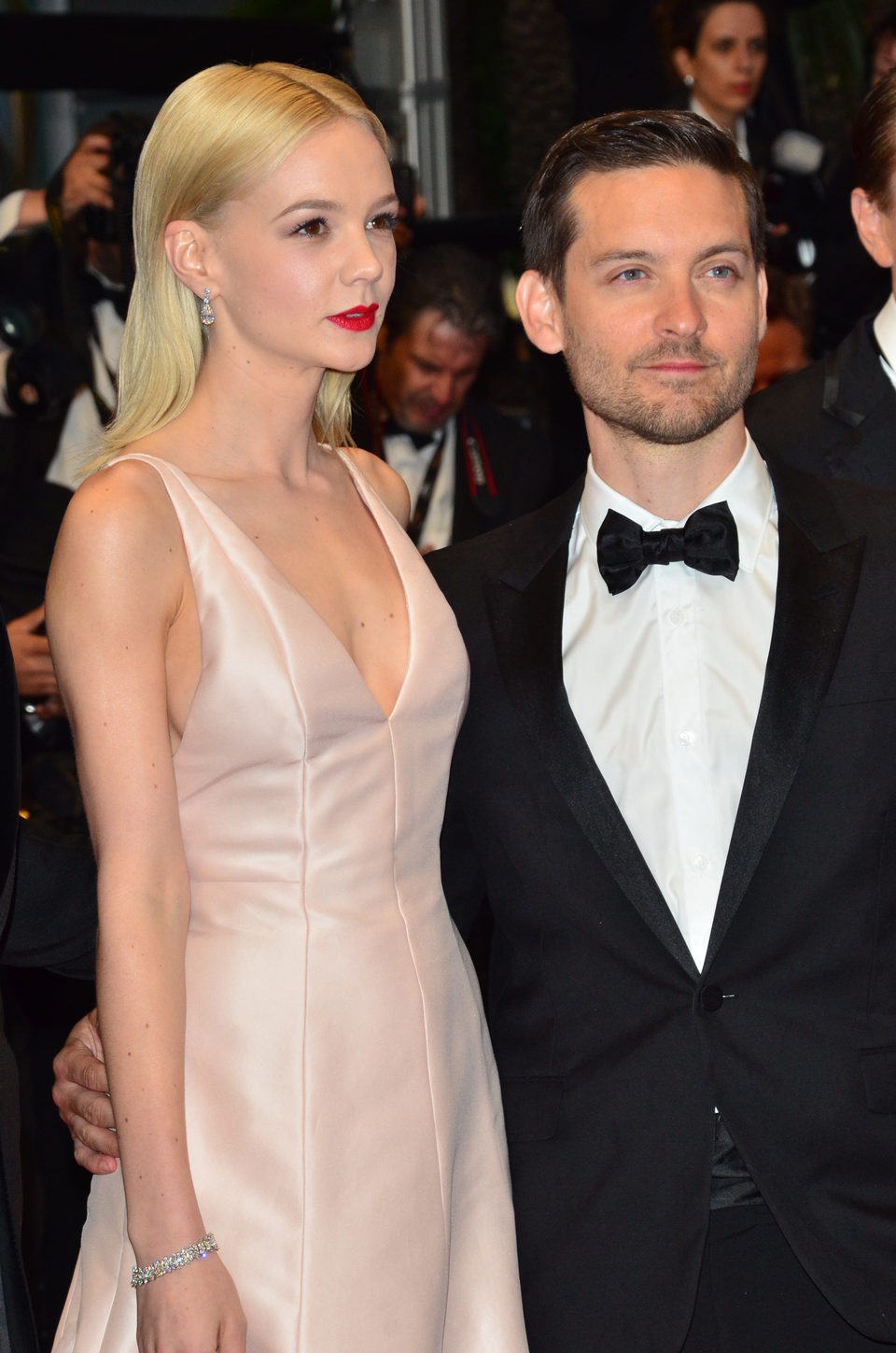 Carey Mulligan y Tobey Maguire en la fiesta inaugural del Festival de Cannes 2013