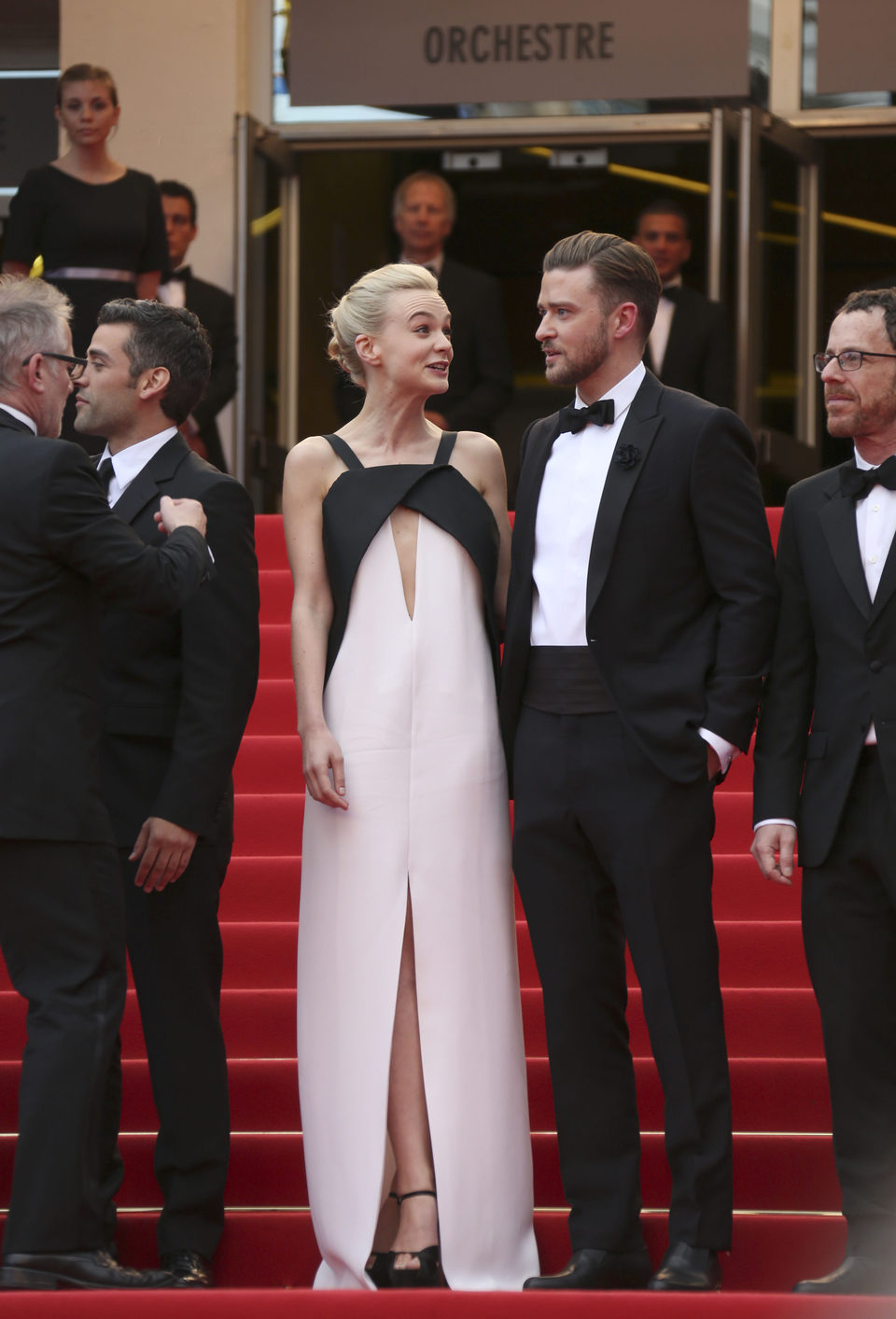 Carey Mulligan y Justin Timberlake en la premiere de 'Inside Llewyn Davis' en el Festival de Cannes 2013