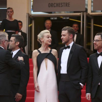 Carey Mulligan y Justin Timberlake en la premiere de 'Inside Llewyn Davis' en el Festival de Cannes 2013