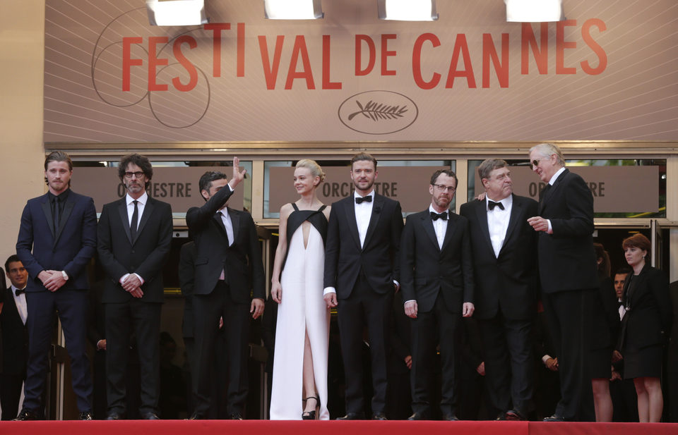 El equipo de 'Inside Llewyn Davis' en la premiere de la película dentro del Festival de Cannes 2013