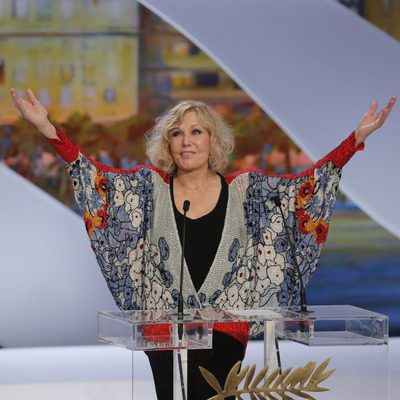 Kim Novak en la clausura del Festival de Cannes 2013