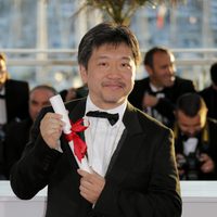 Hirokazu Koreeda en la clausura del Festival de Cannes 2013