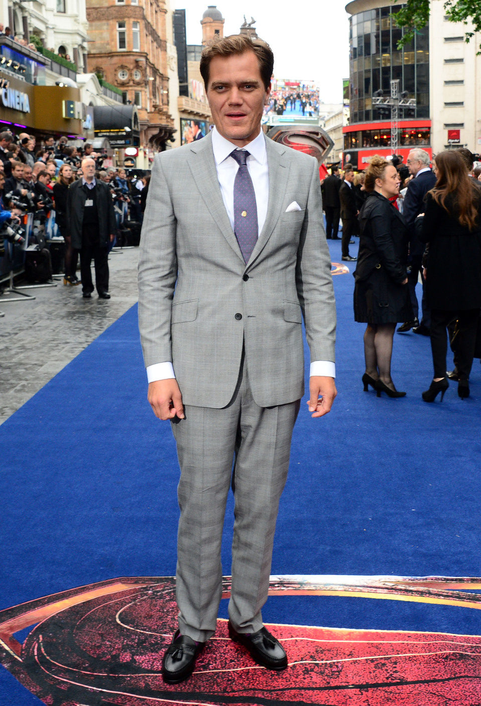 Michael Shannon en la premiere europea de 'El Hombre de Acero' en Londres