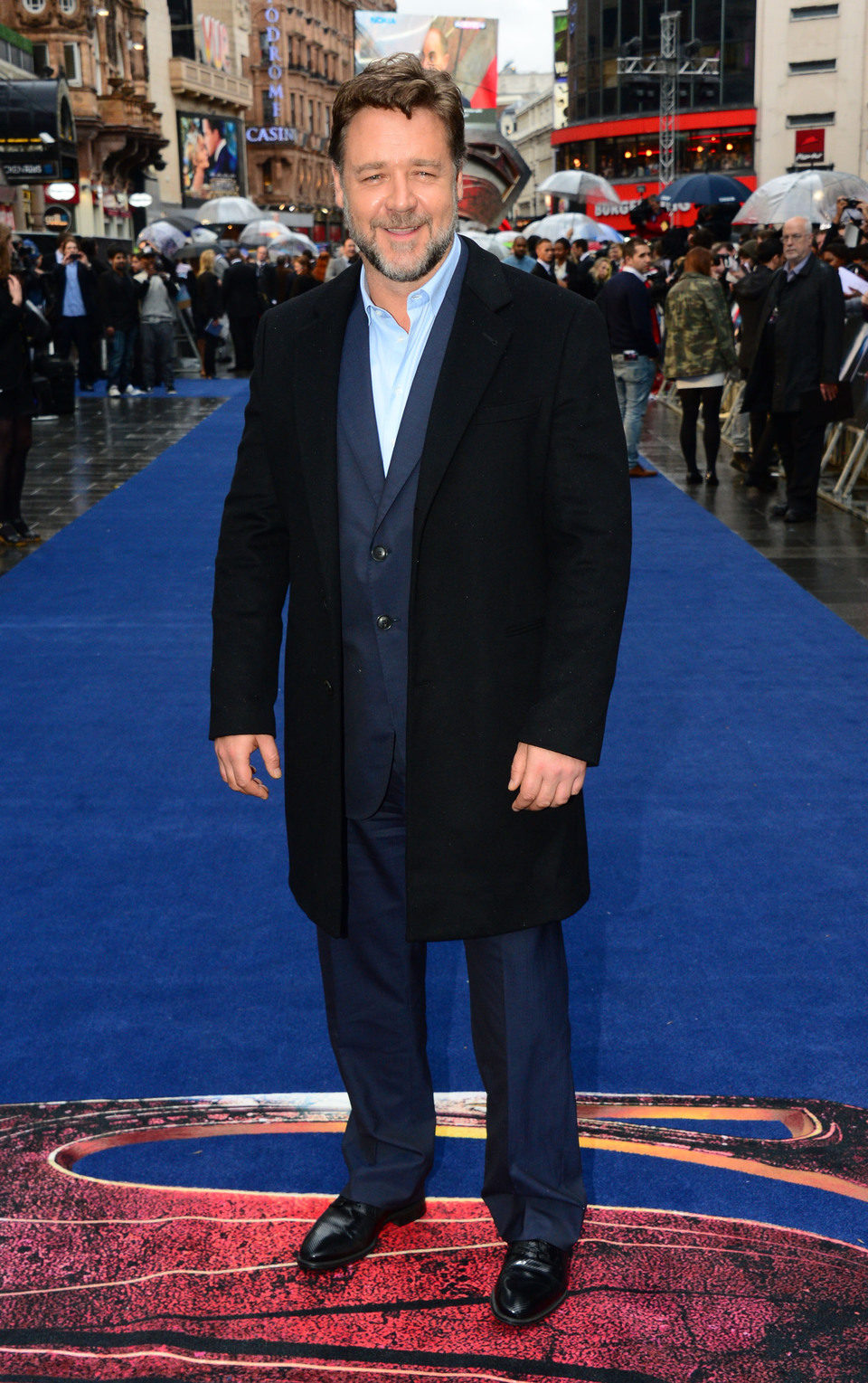 Russell Crowe en la premiere europea de 'El Hombre de Acero' en Londres