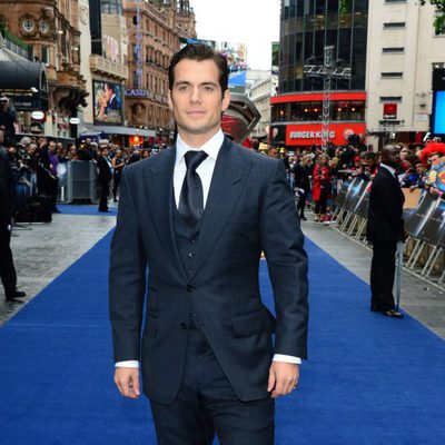 Henry Cavill en la premiere europea de 'El Hombre de Acero' en Londres