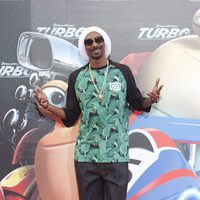 Snoop Dogg en la presentación en Barcelona de 'Turbo'