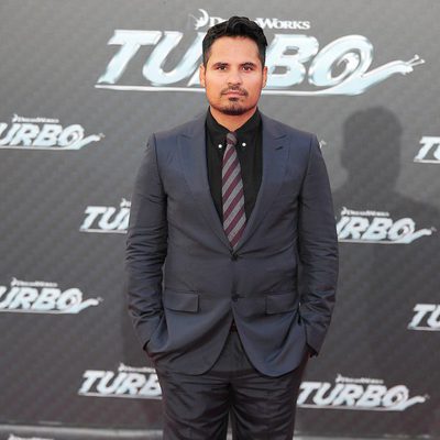 Michael Peña en la presentación en Barcelona de 'Turbo'