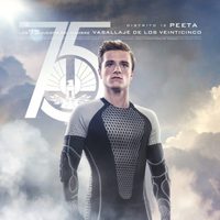 Póster español de Peeta para 'Los Juegos del Hambre: En llamas'