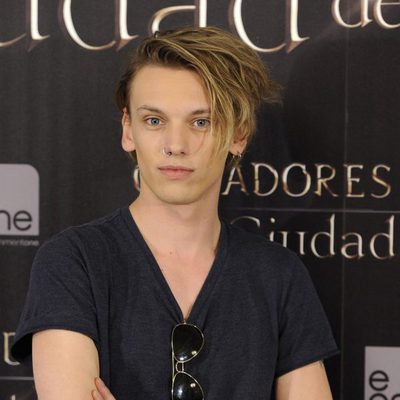 Jamie Campbell Bower en la presentación de 'Cazadores de Sombras: Ciudad de Hueso' en Madrid