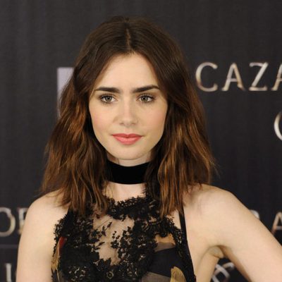 Lily Collins en la presentación de 'Cazadores de Sombras: Ciudad de Hueso' en Madrid