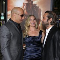 Vin Diesel, Katee Sackhoff y Jordi Mollà en la premiere mundial de 'Riddick' en Los Angeles